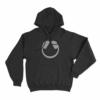 U Smile Headphone Logo Unisex Hoodie Black